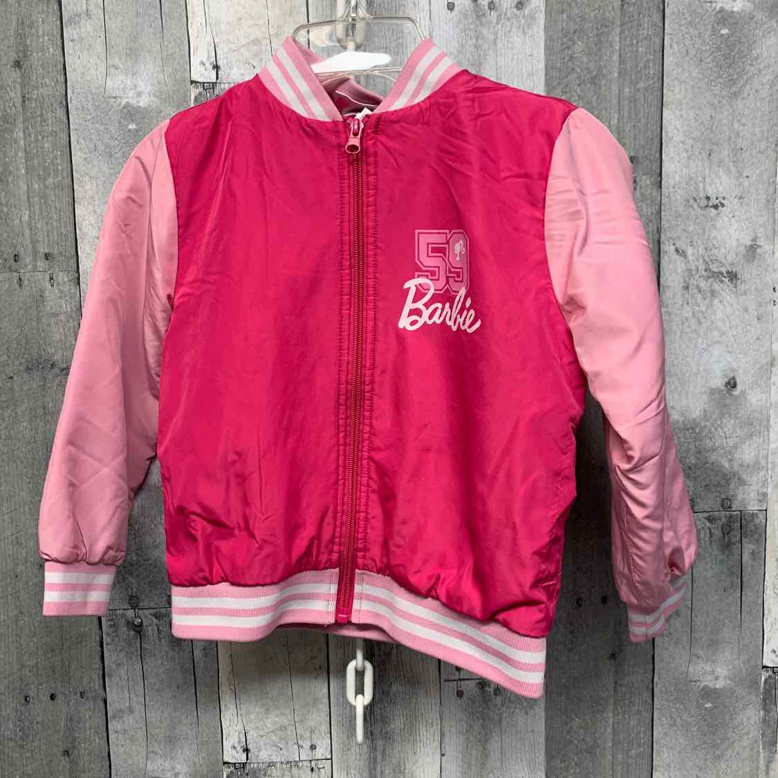 Size 6 Pink/White Barbie Light Jacket