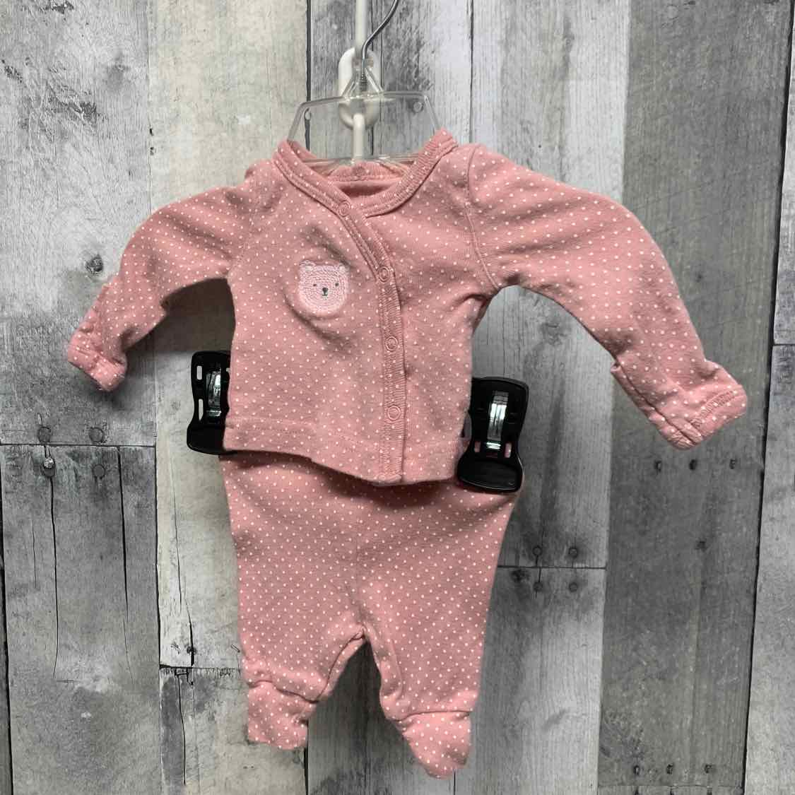 Size Preemie Pink Print Just One You Shirt/Pants
