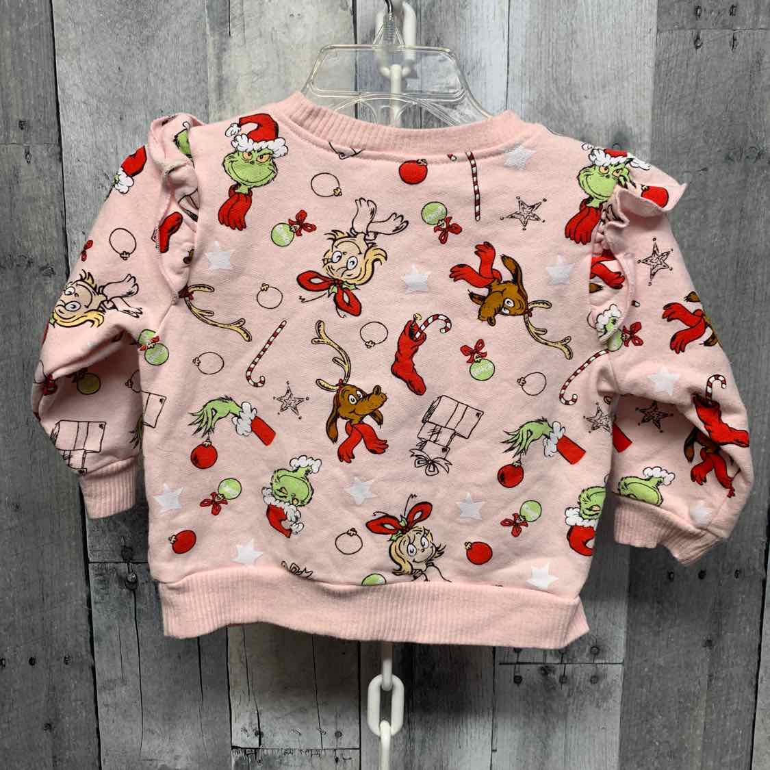 Size 18 Months Pink Print Dr Seuss Sweat Shirt