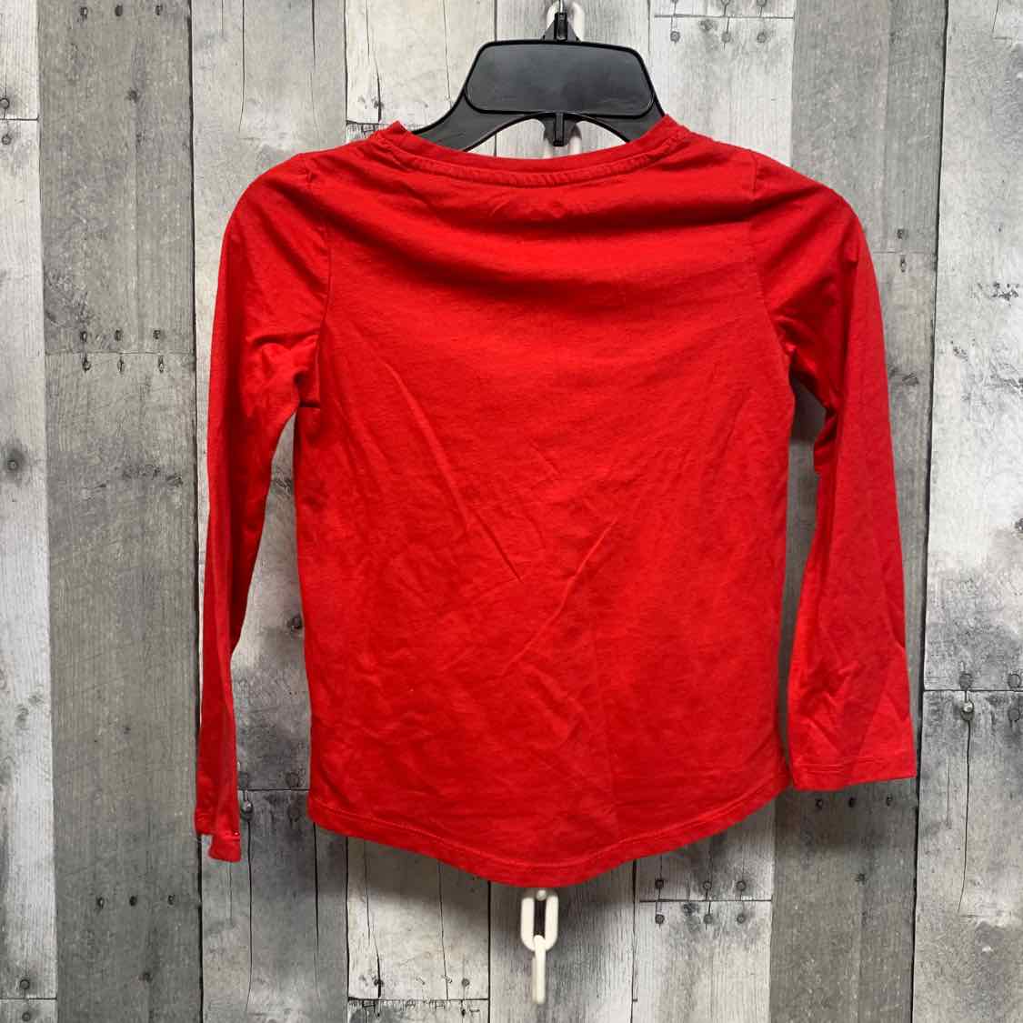 Size 6/6X Red Graphic Holiday Brands Long Sleeve Shirt