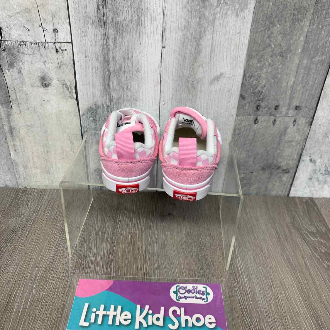 Size 3 Pink Vans Sneakers