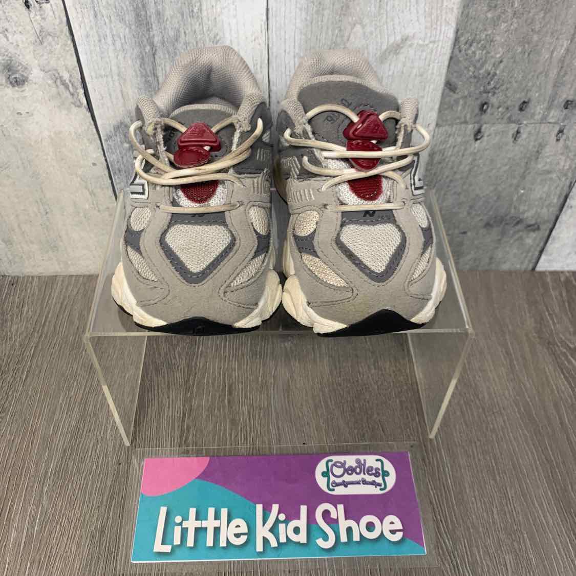Size 6 Gray/Red New Balance Sneakers