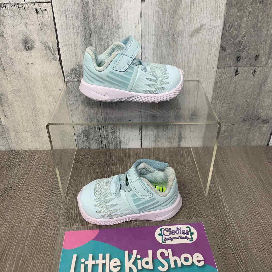 Size 2 Blue/White Sport Brand Sneakers