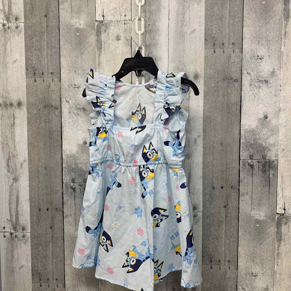 Size 4T Blue Print Disney Dress