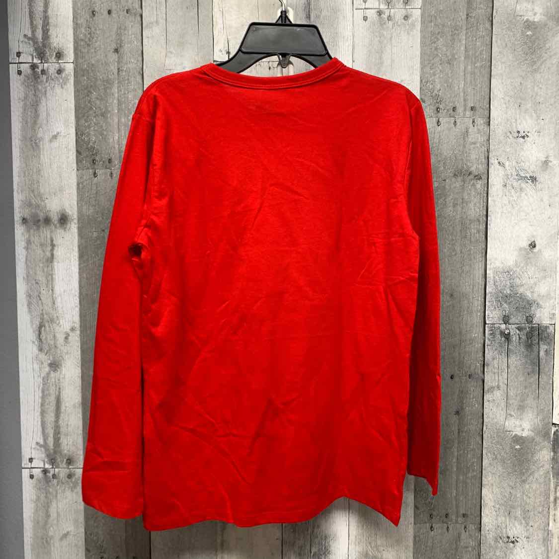 Size 10/12 Red Graphic Children's Place Long Sleeve Shirt