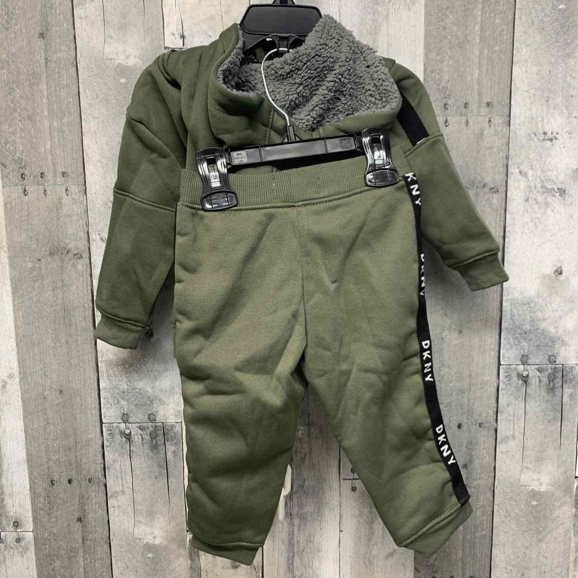 Size 18 Months Green/Black DKNY Jacket/Pants