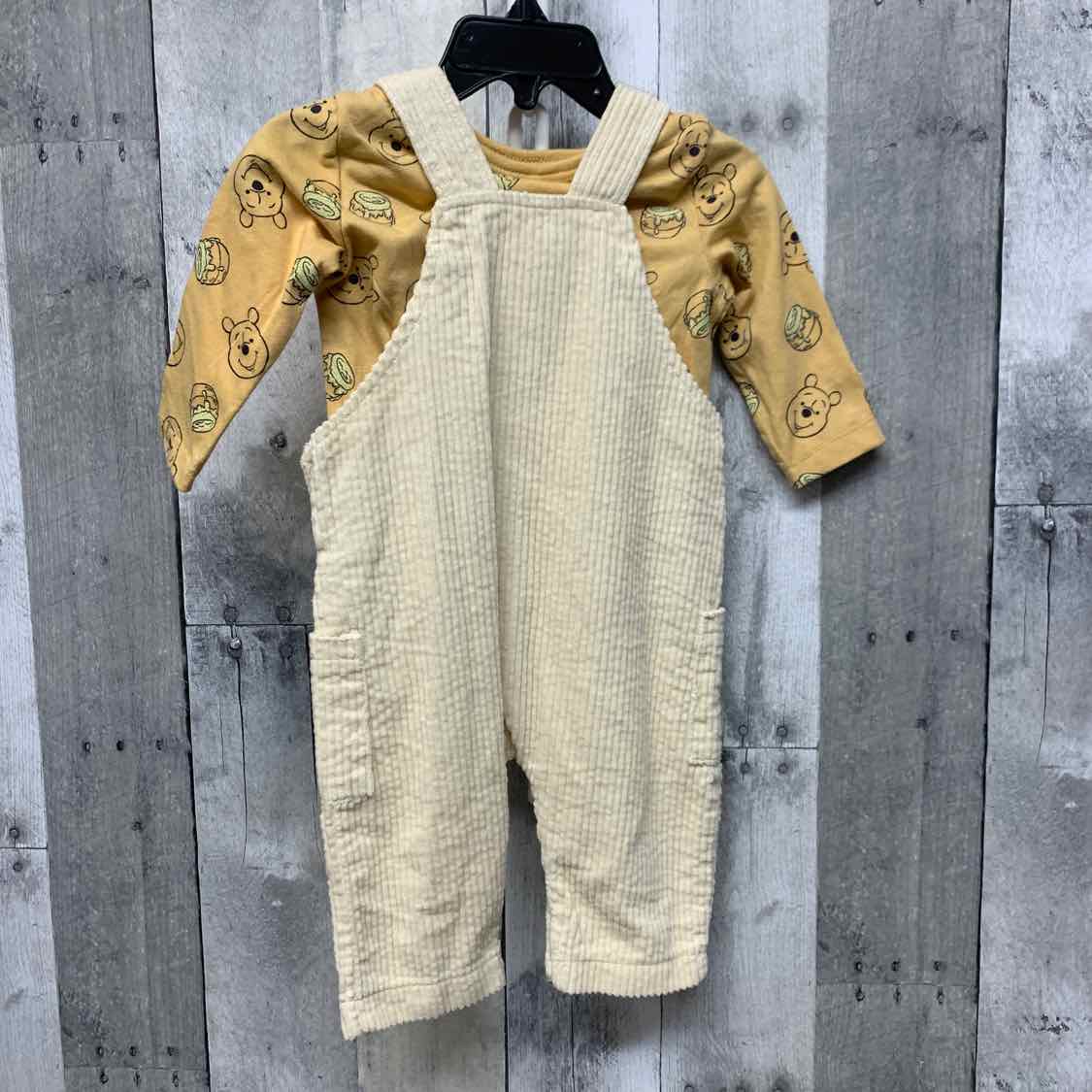 Size 3-6 Months Yellow/Tan Disney Shirt/Pants