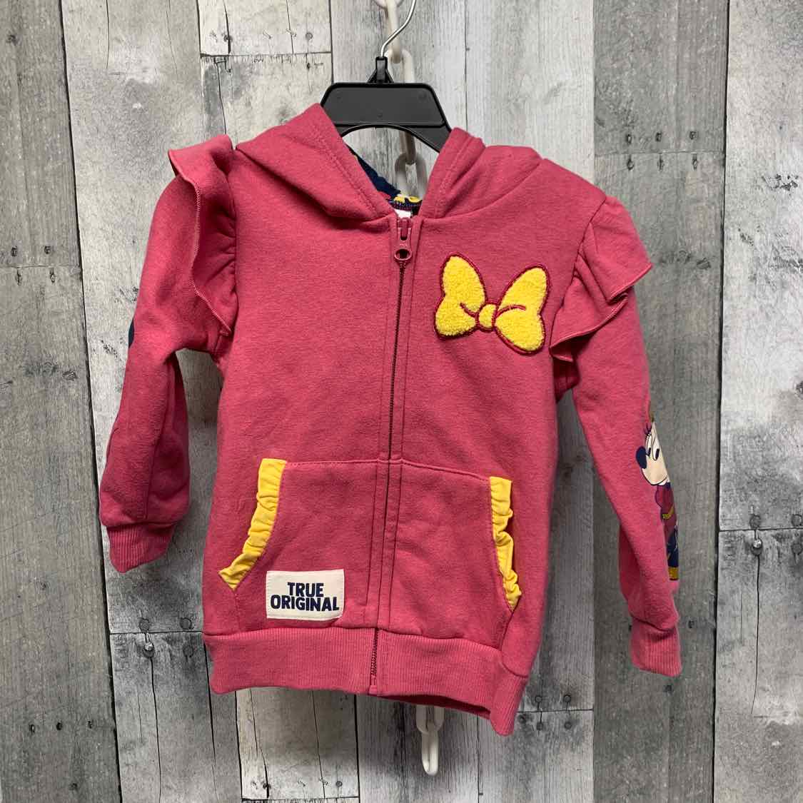 Size 3T Pink/Navy Disney Light Jacket