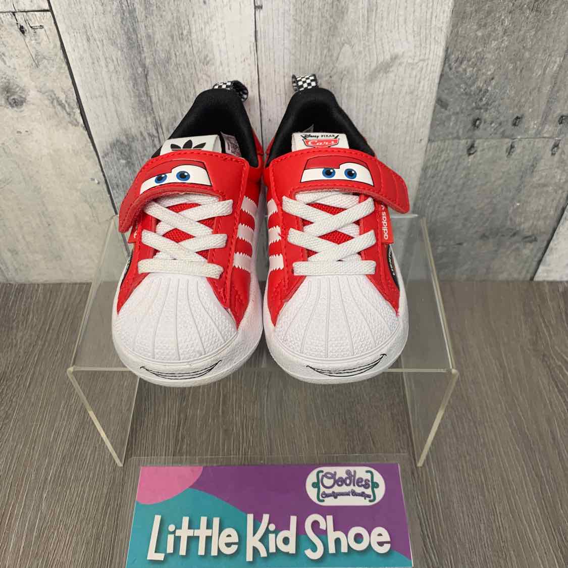 Size 5 Red/White Sport Brand Sneakers