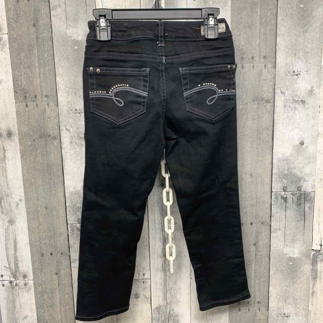 Size 8 Black Denim Justice Jeans
