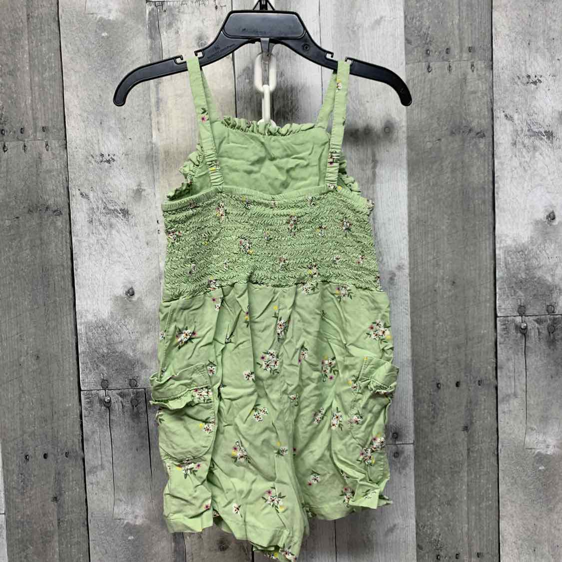 Size 3T Green Floral Print Cat & Jack Romper