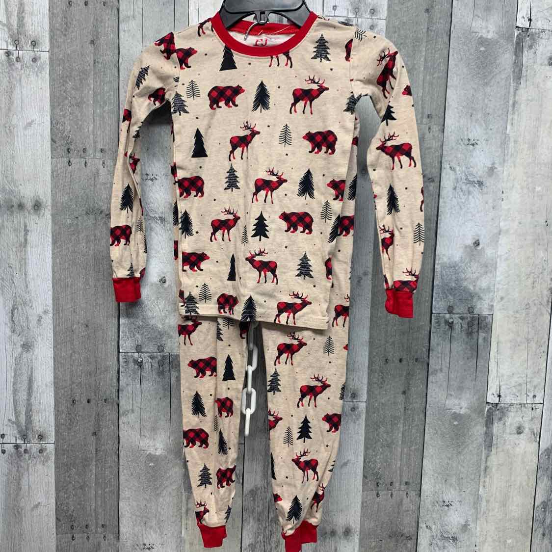 Size 5T Tan/Red Children's Place 2pc PJs