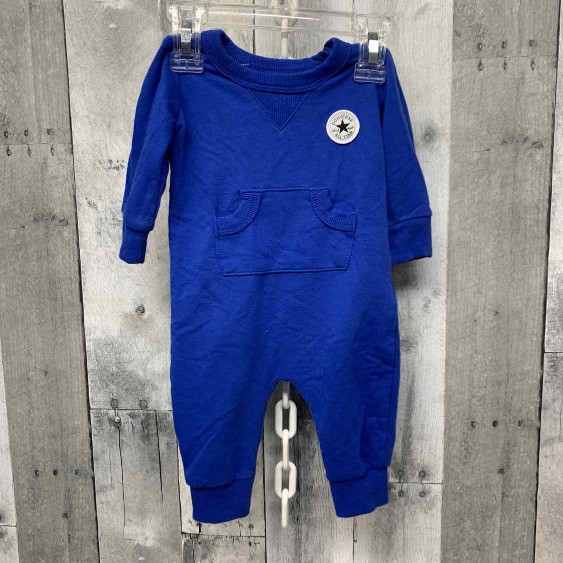 Size 3 Months Blue Converse Romper