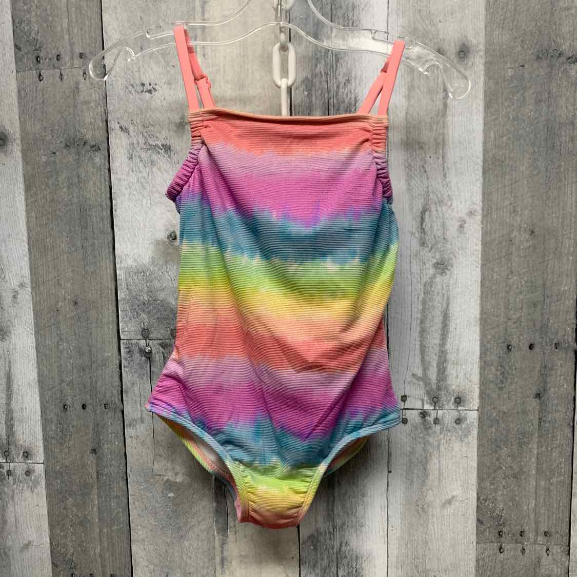 Size 6/7 Pink/Purple Cat & Jack Swim Suit - 1pc