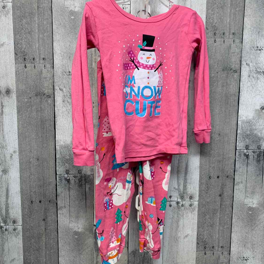 Size 3 Pink Print Children's Place 2pc PJs