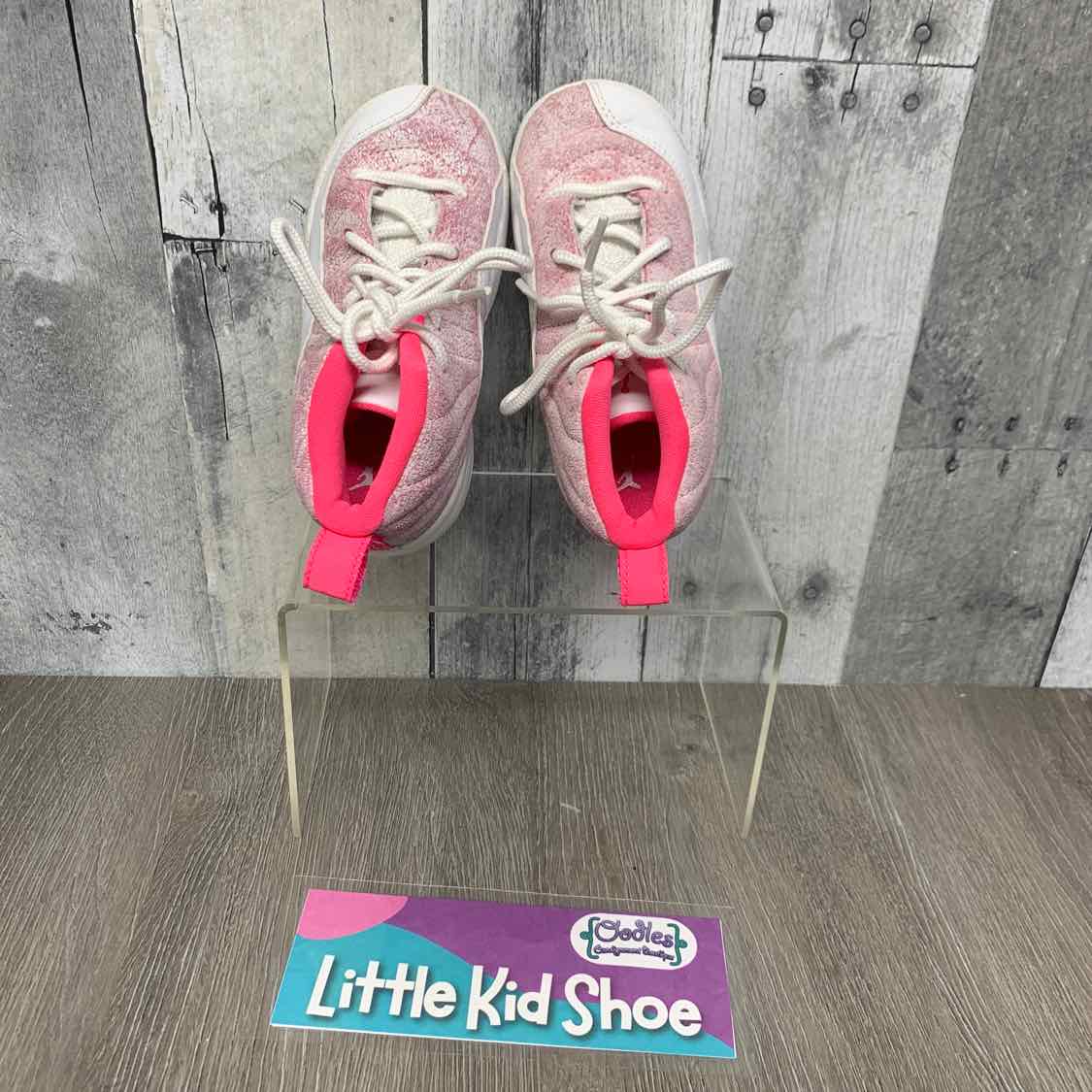 Size 8 White/Pink Sport Brand Sneakers