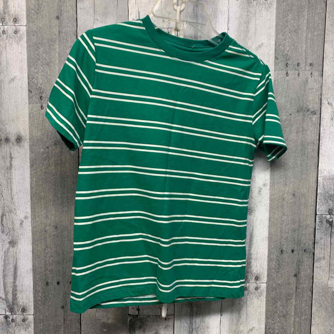 Size 8 Green Striped Cat & Jack T Shirt