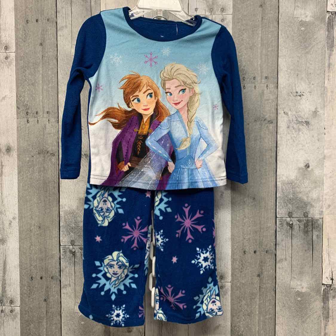 Size 3T Blue/Purple Disney 2pc PJs