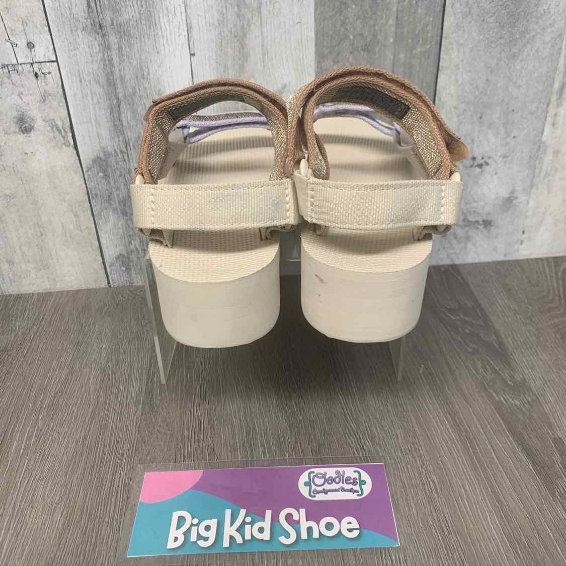 Size 6 Tan/Purple Name Brand Sandals
