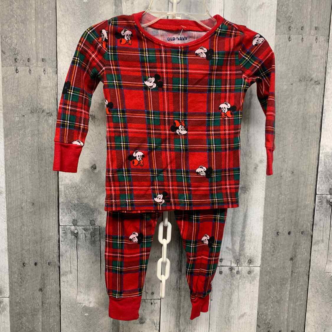 Size 12-18 Months Red/Green Old Navy 2pc PJs