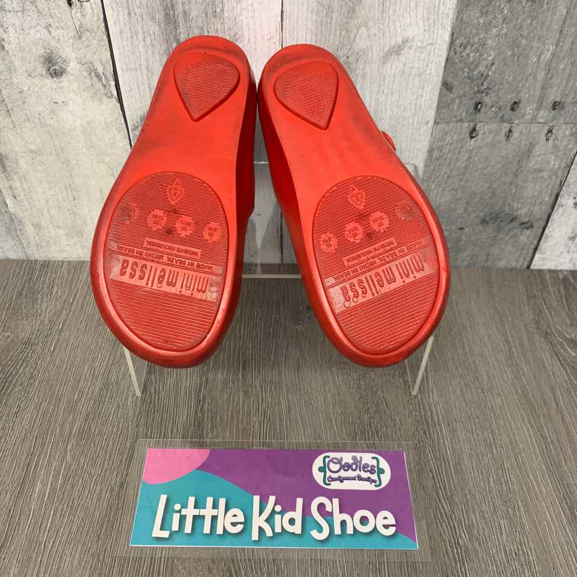Size 10 Red Mini Melissa Dress Shoes