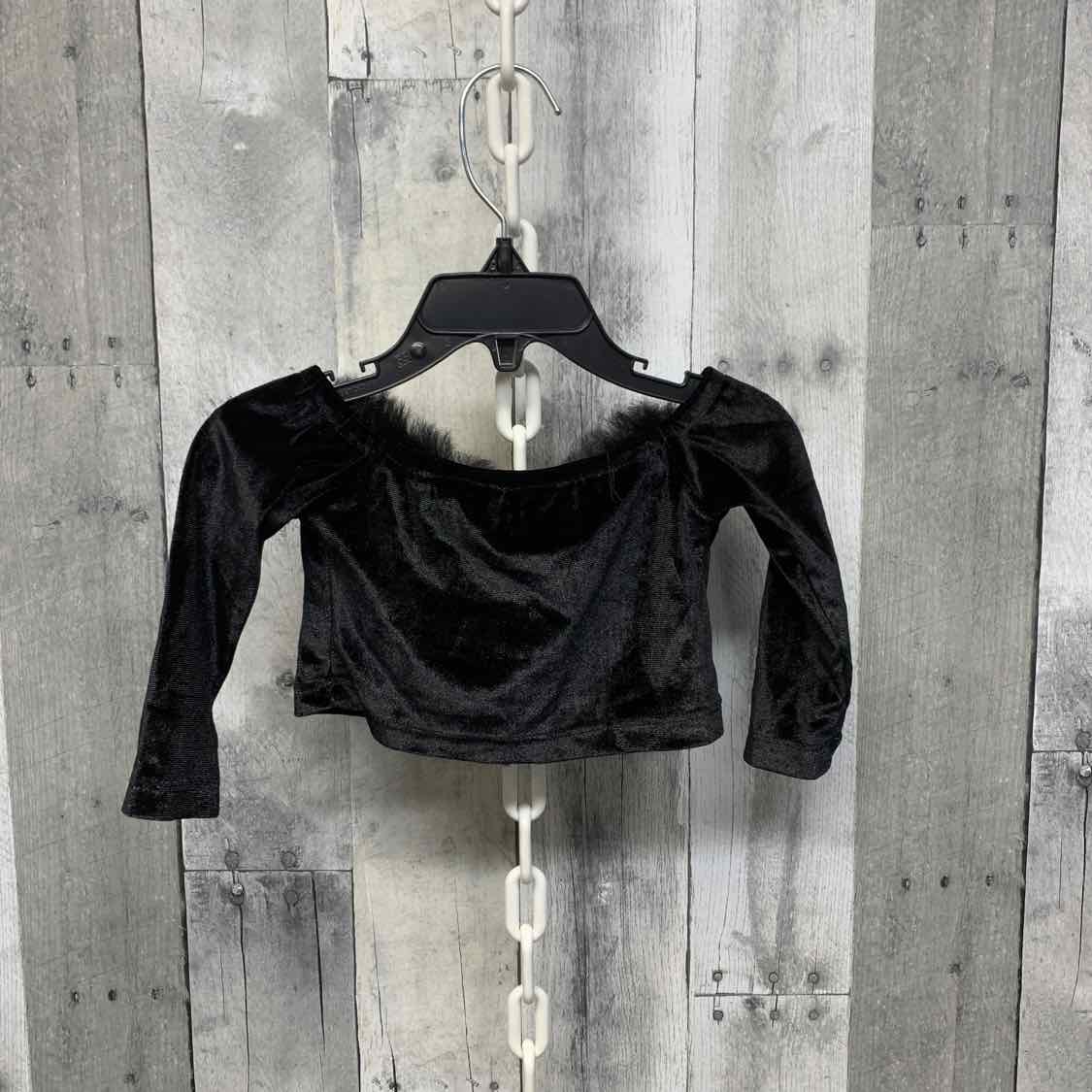 Size 12-18 Months Black Bailey's Blossoms Long Sleeve Shirt