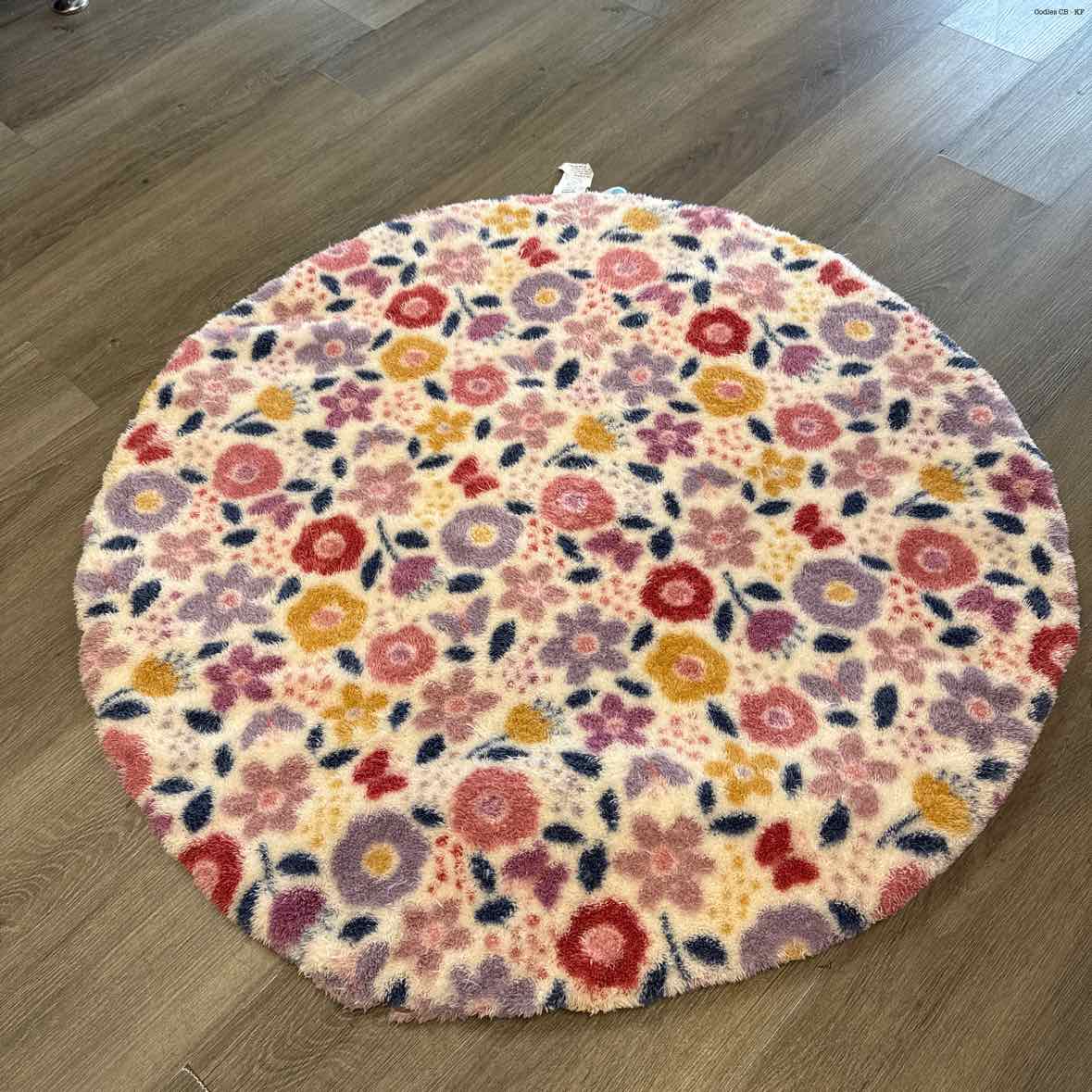 Generic Pink Floral Print Floor Gym - OodlesCB