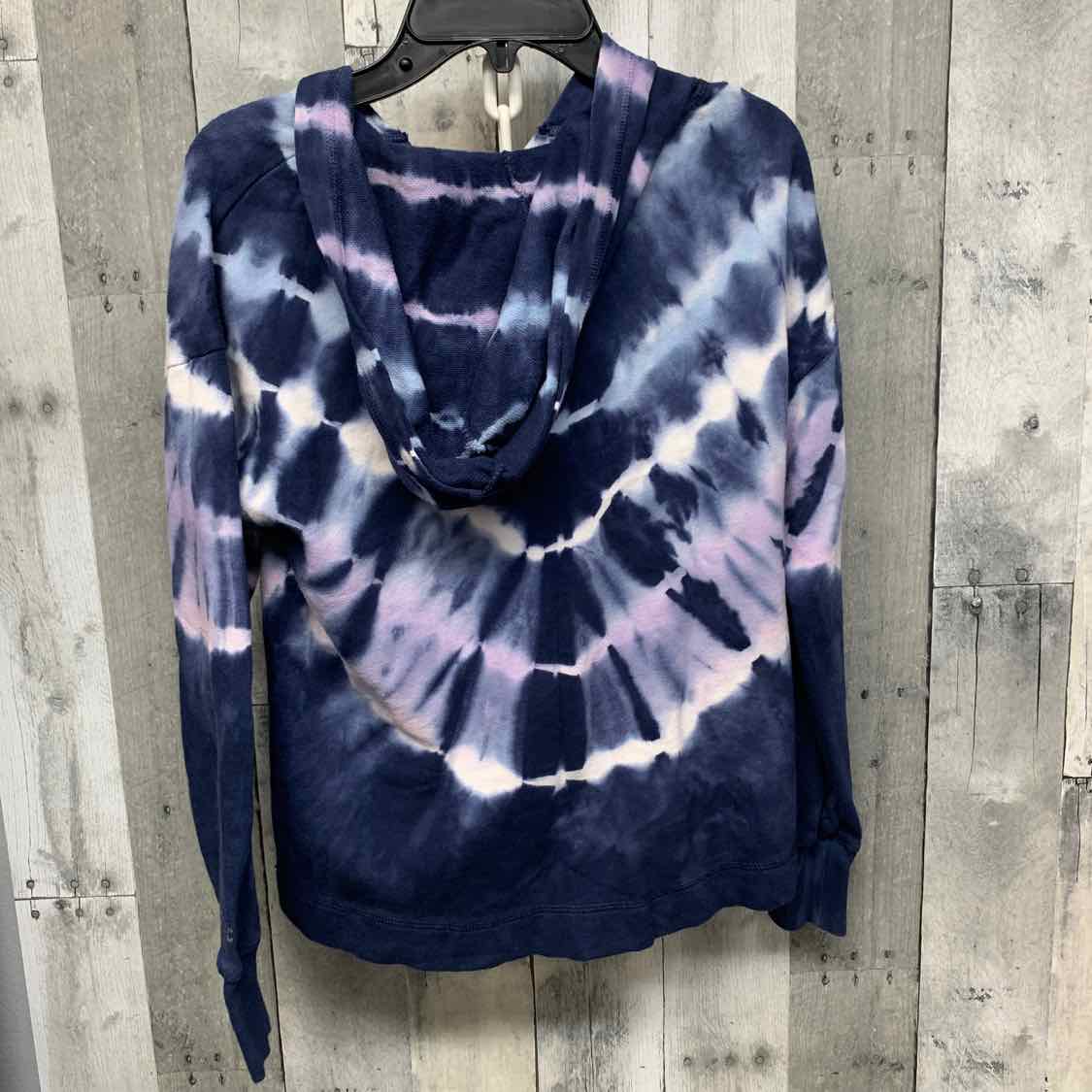 Size 8 Navy Print Justice Pull Over