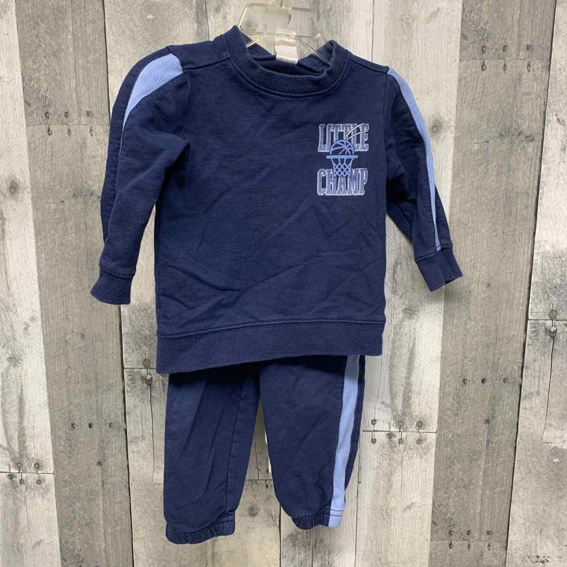 Size 18 Months Navy/Blue Carter's Sweats - 2pc