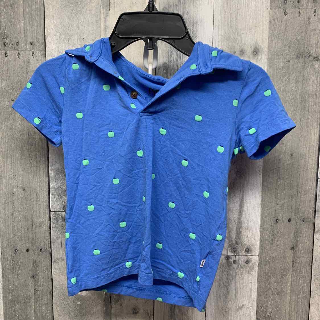 Size 5T Blue/Green Little Sleepies Polo