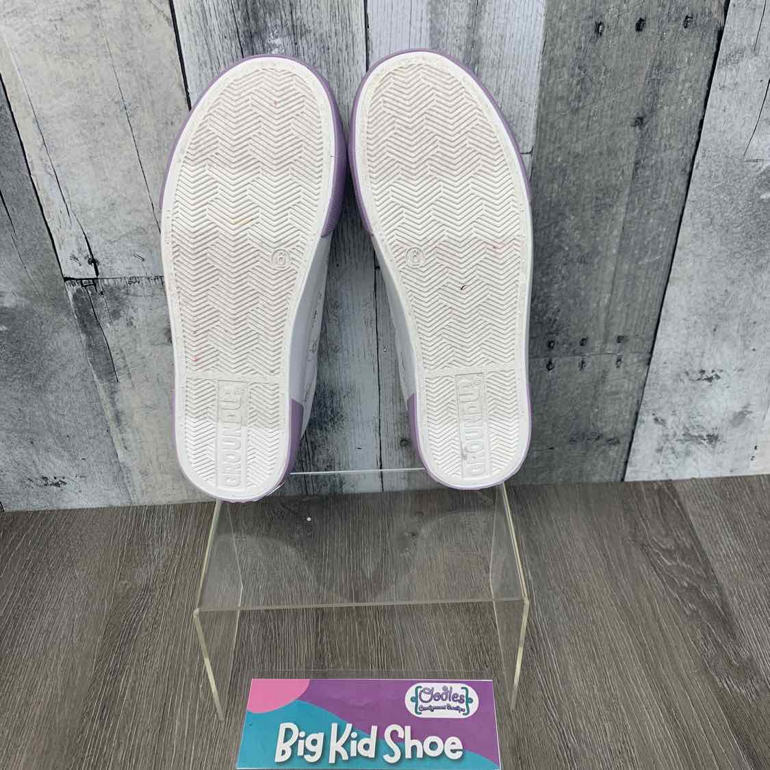 Size 6 White/Pink B Brand Sneakers