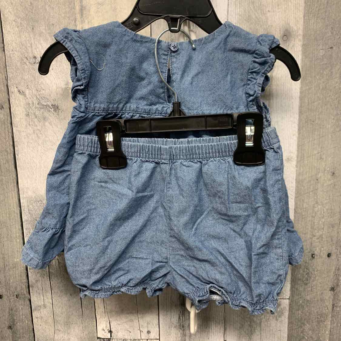 Size 18 Months Denim Carter's Shirt/Shorts