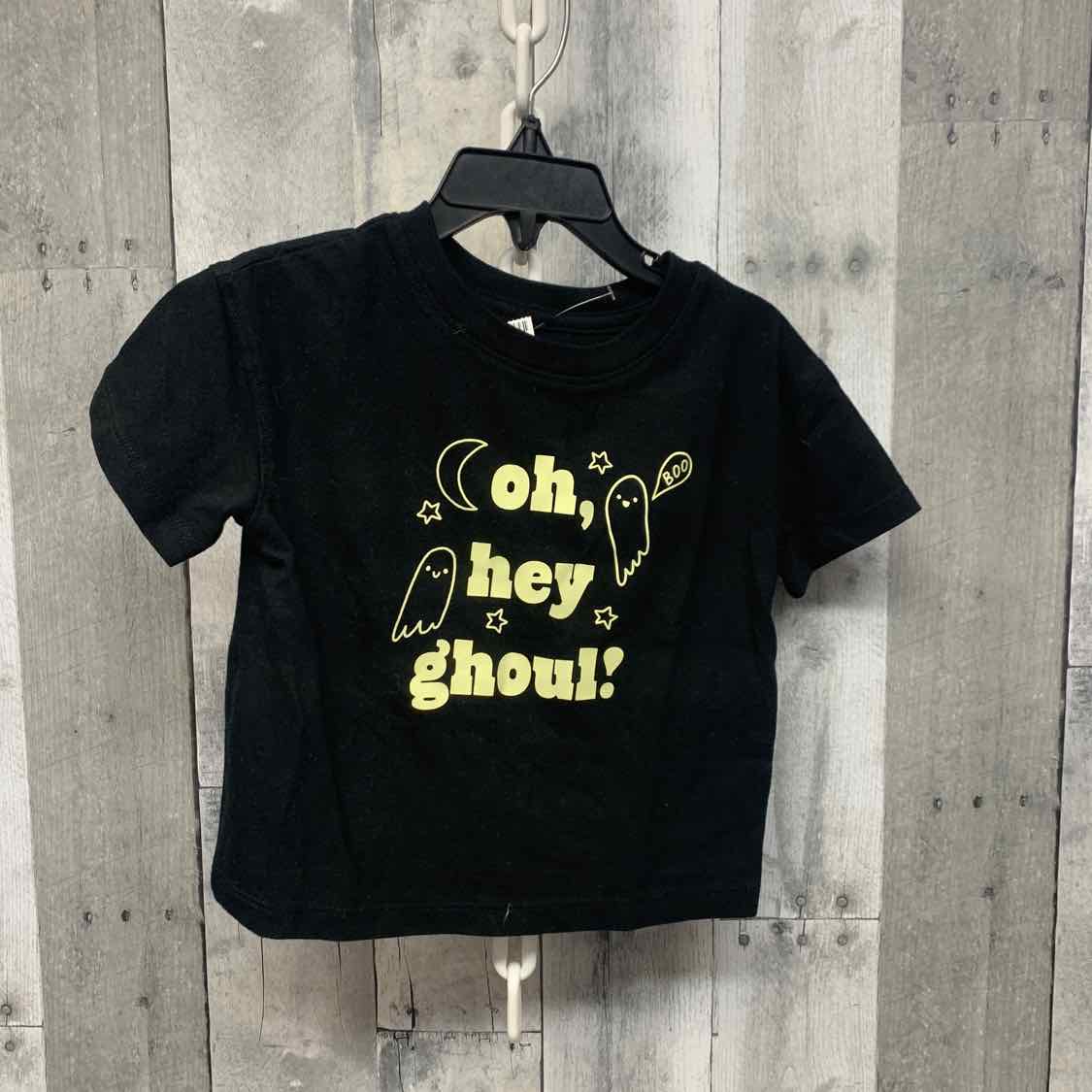 Size 2T Black Graphic Cat & Jack T Shirt