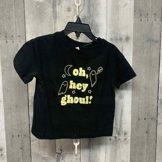 Size 2T Black Graphic Cat & Jack T Shirt