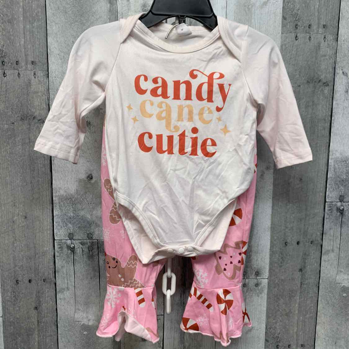 Size 3-6 Months White/Pink Shein Shirt/Pants