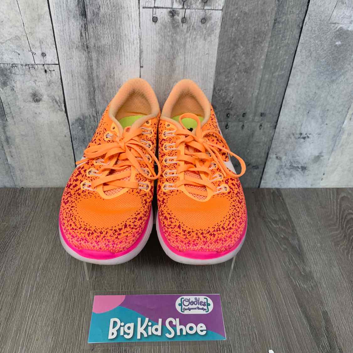 Size 6.5 Orange Sport Brand Sneakers