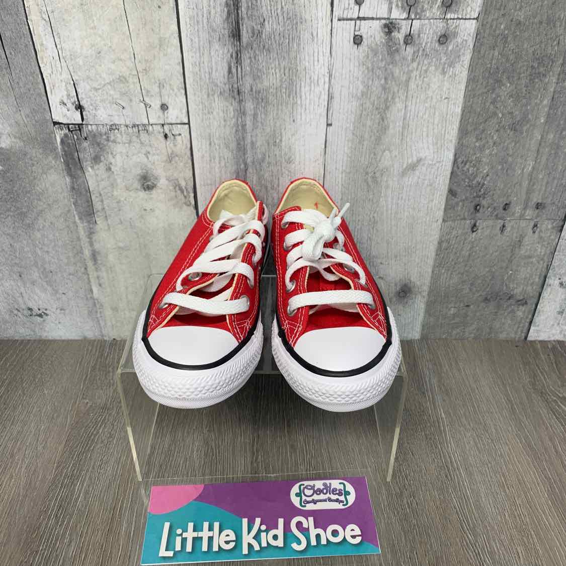 Size 10.5 Red/White Converse Sneakers