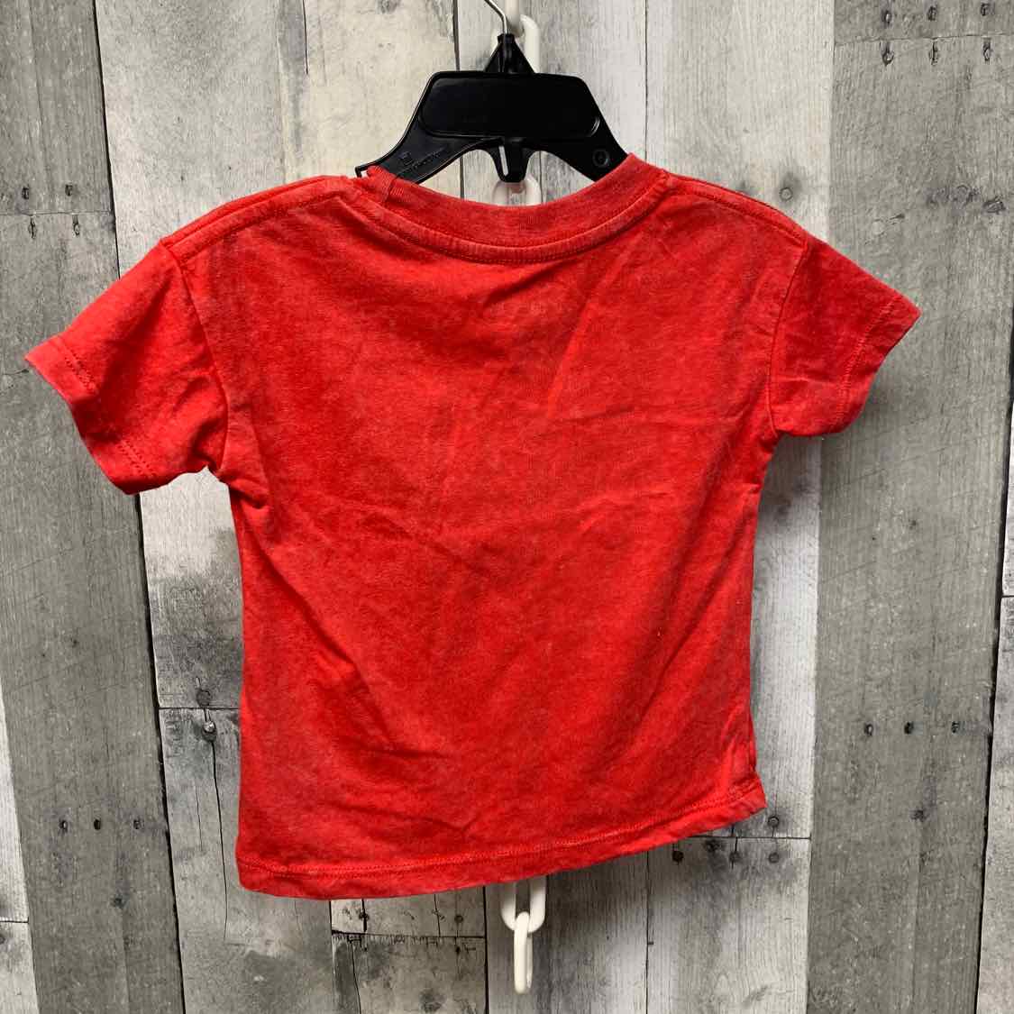 Size 12 Months Red Print B Brand T Shirt