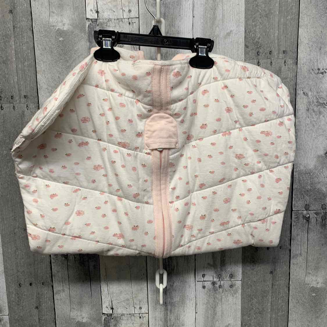 Size 6-12 Months White/Pink Burt's Bees Baby Sleep Sack