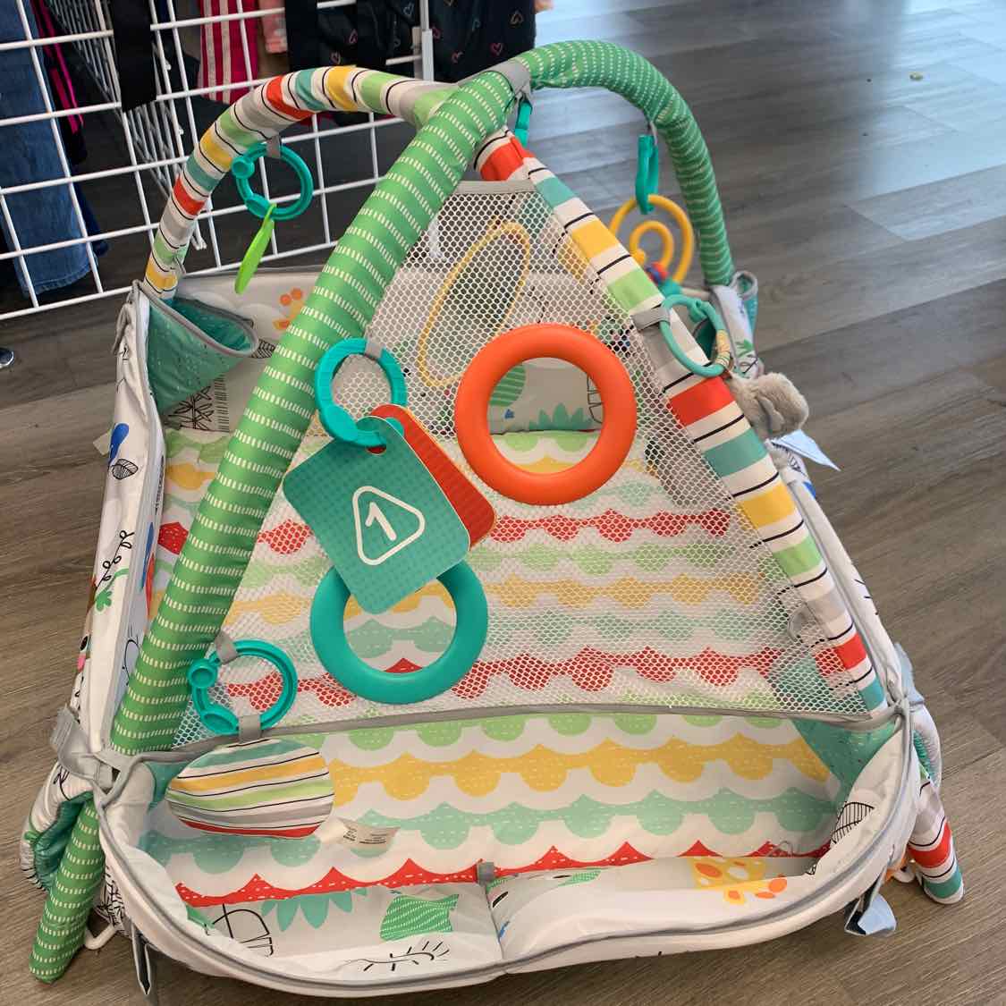 Bright Starts Gray/Green Floor Gym