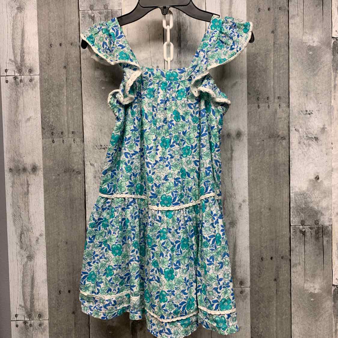 Size 6 Blue/Green B Brand Dress