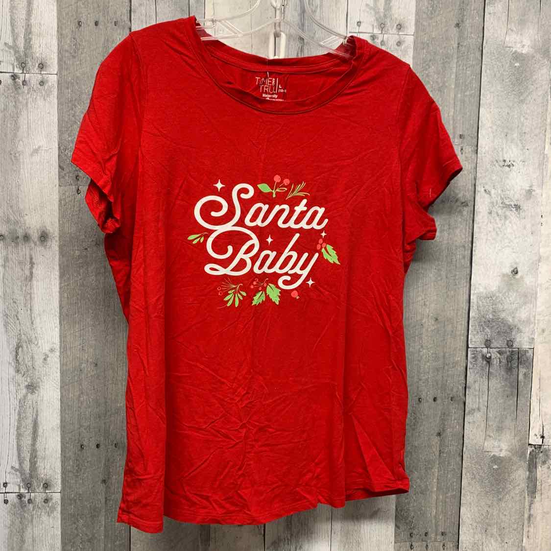 Size L Red/White Time and Tru T Shirt