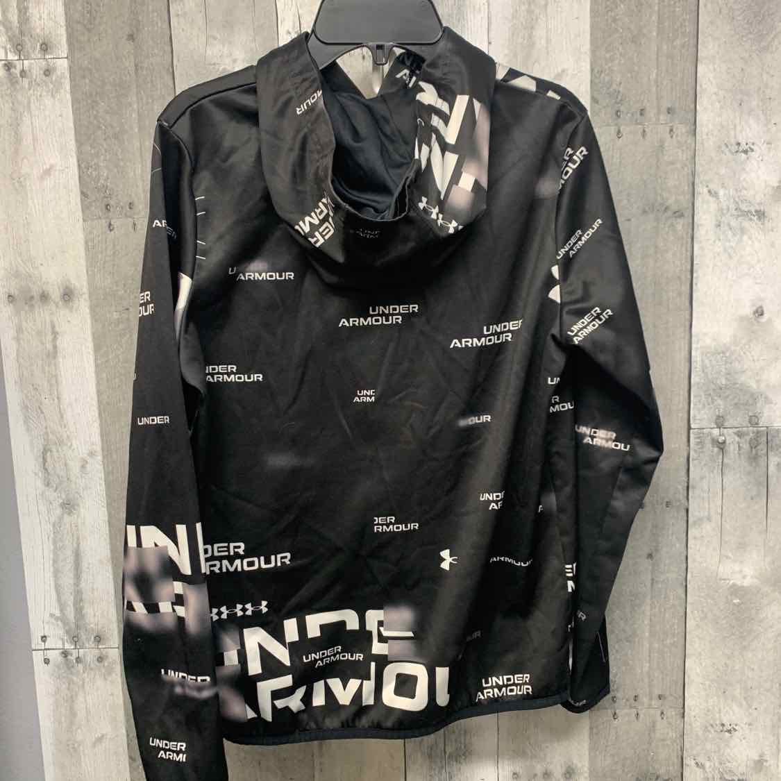 Size Large Black Print Sport Brand Pull Over