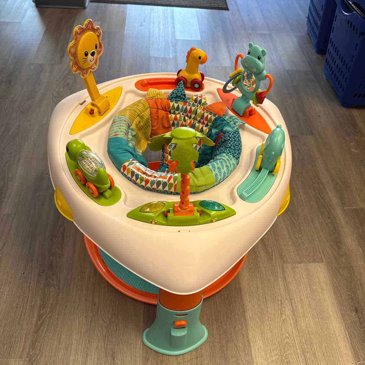 Infantino Orange/Teal Exersaucer
