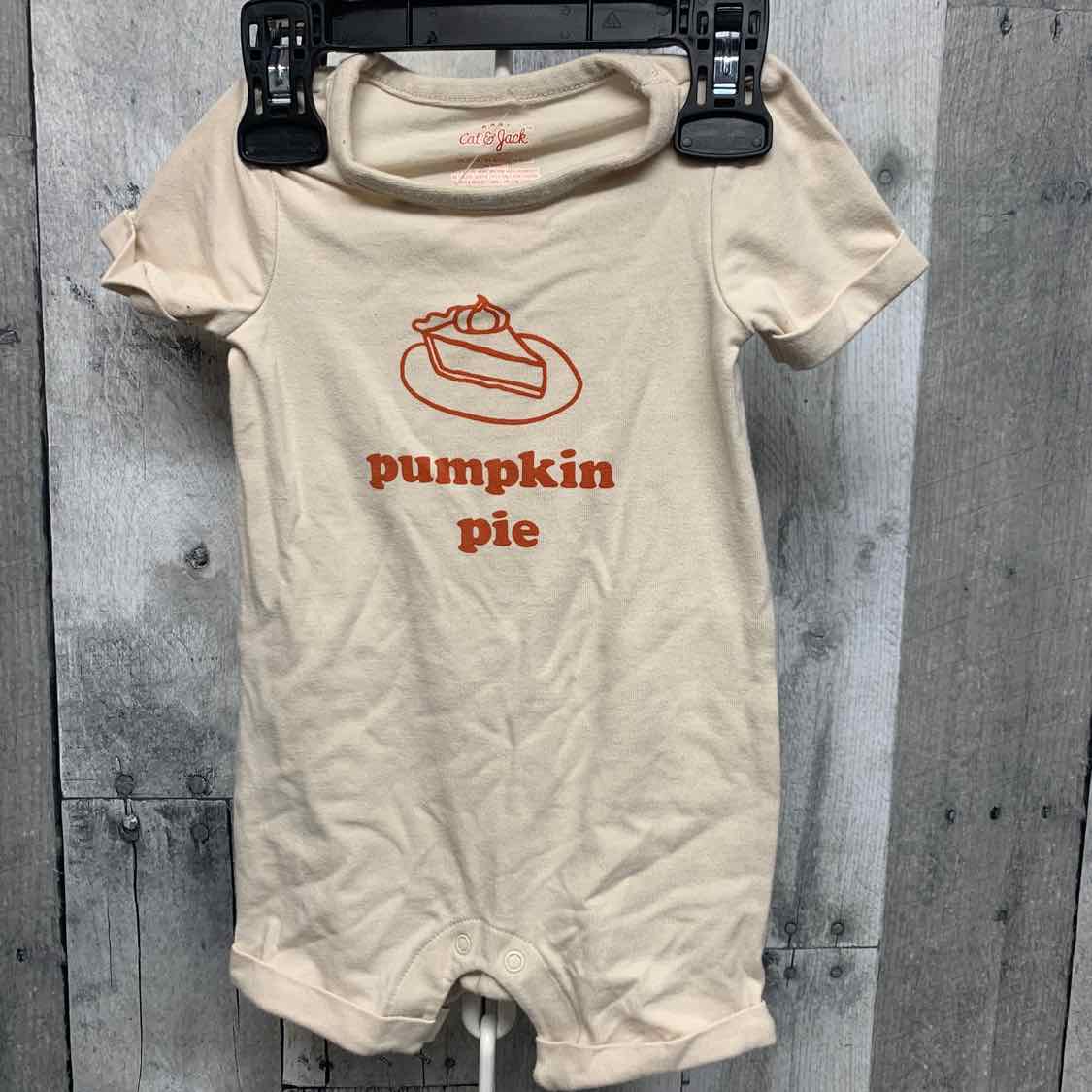 Size 3-6 Months Tan Graphic Cat & Jack Romper