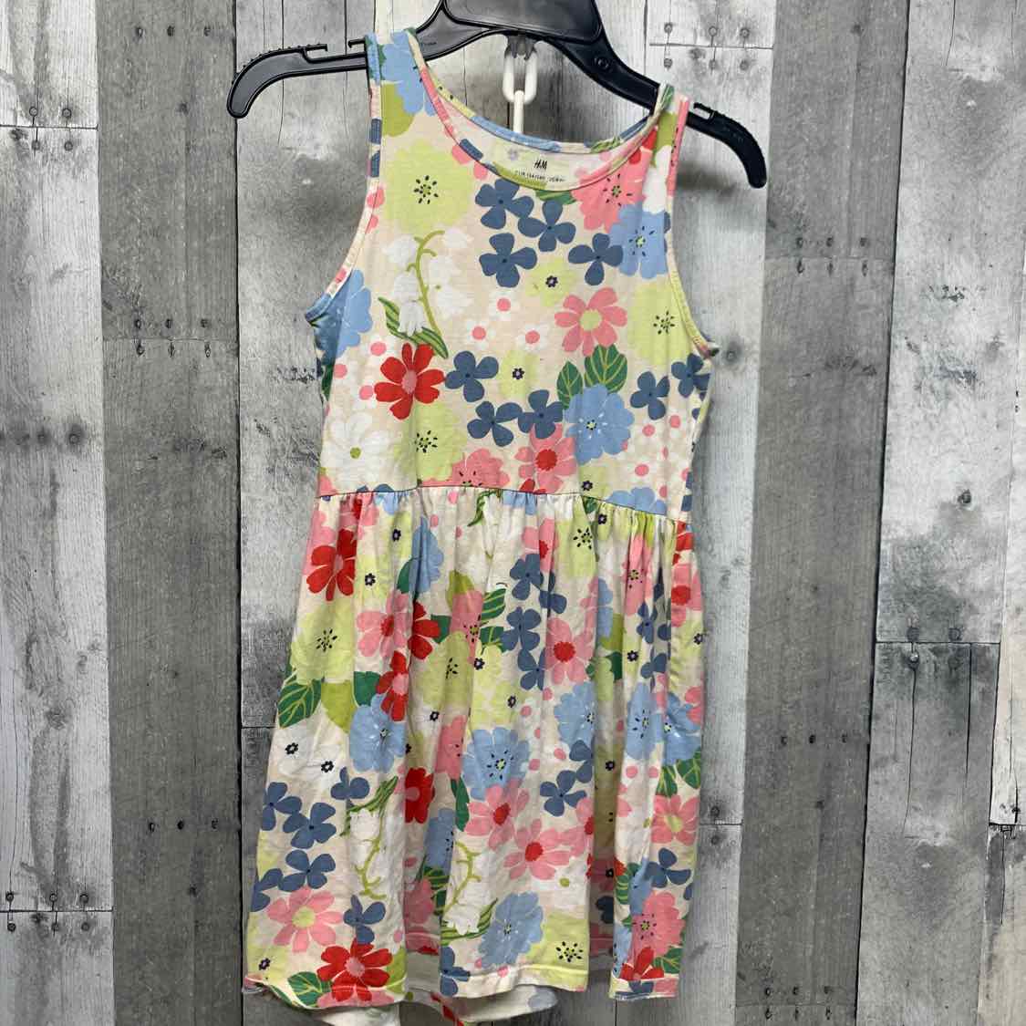 Size 8/10 Tan/Green H&M Dress - Knit