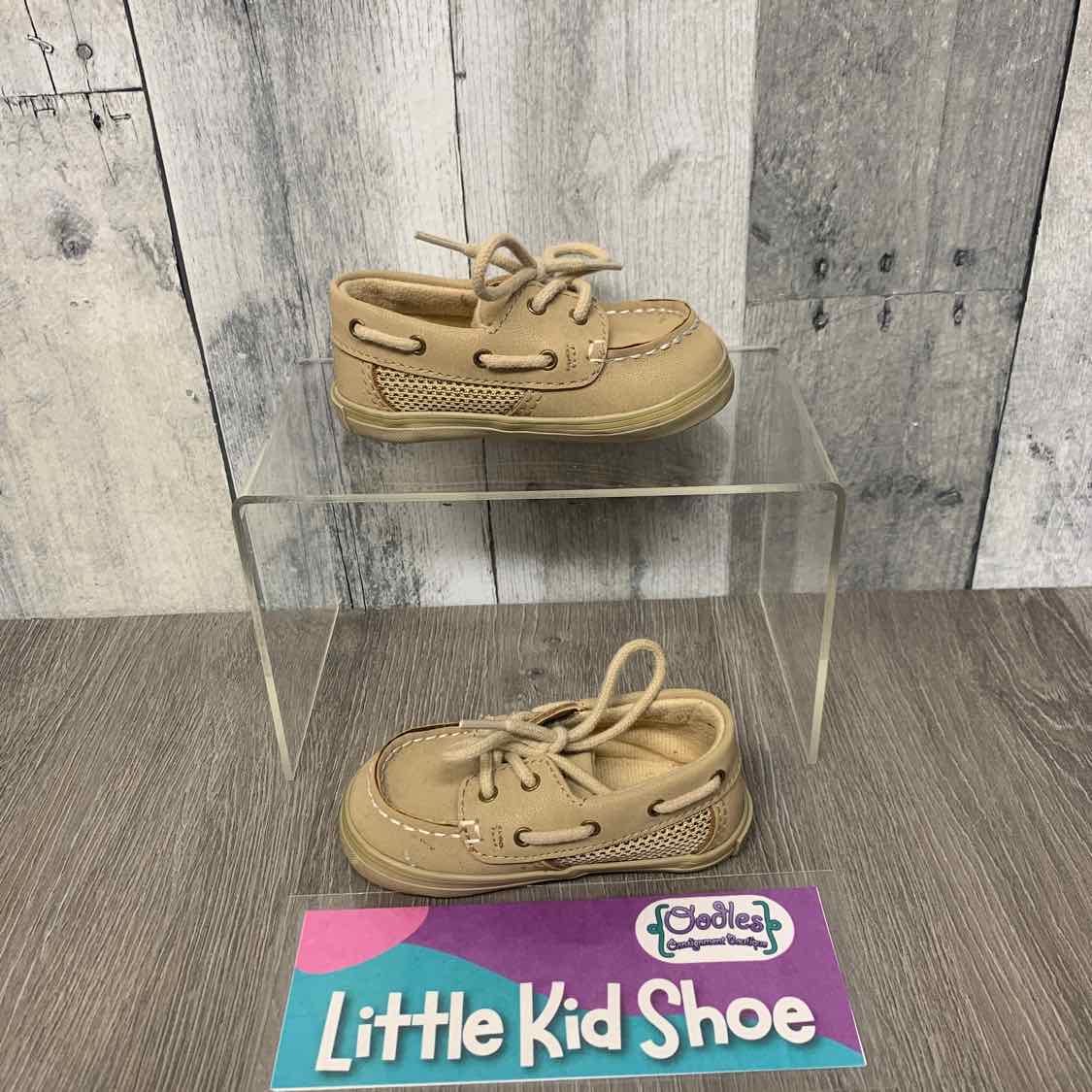 Size 3 Tan Sperry Loafers
