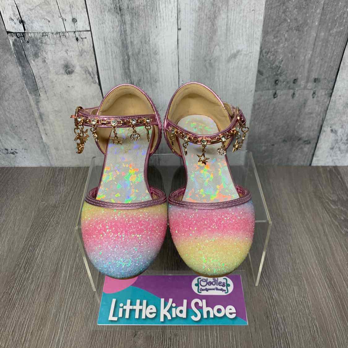 Size 12 Yellow/Pink B Brand Dress Shoes