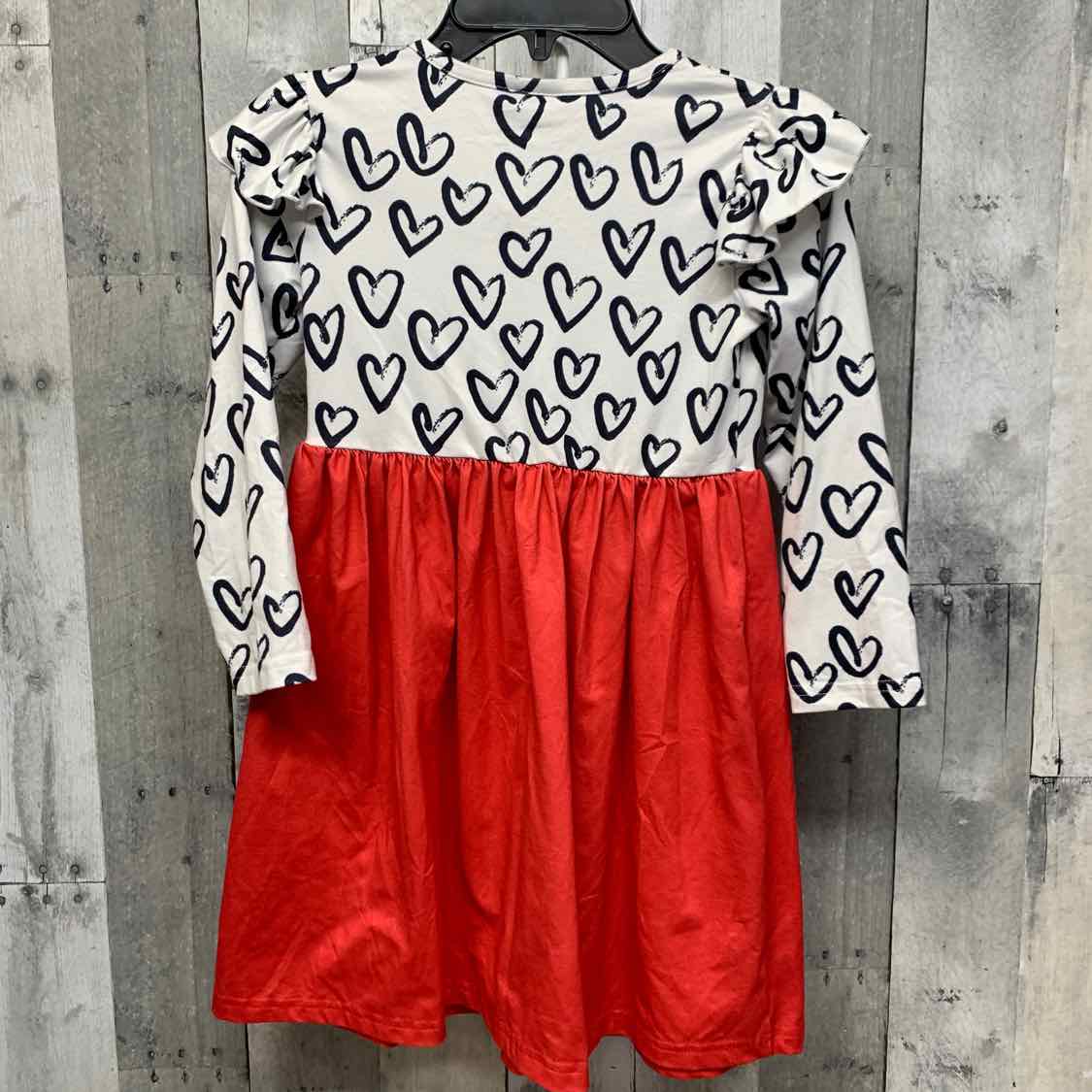 Size 5/6 White/Pink Boutique Brand Dress