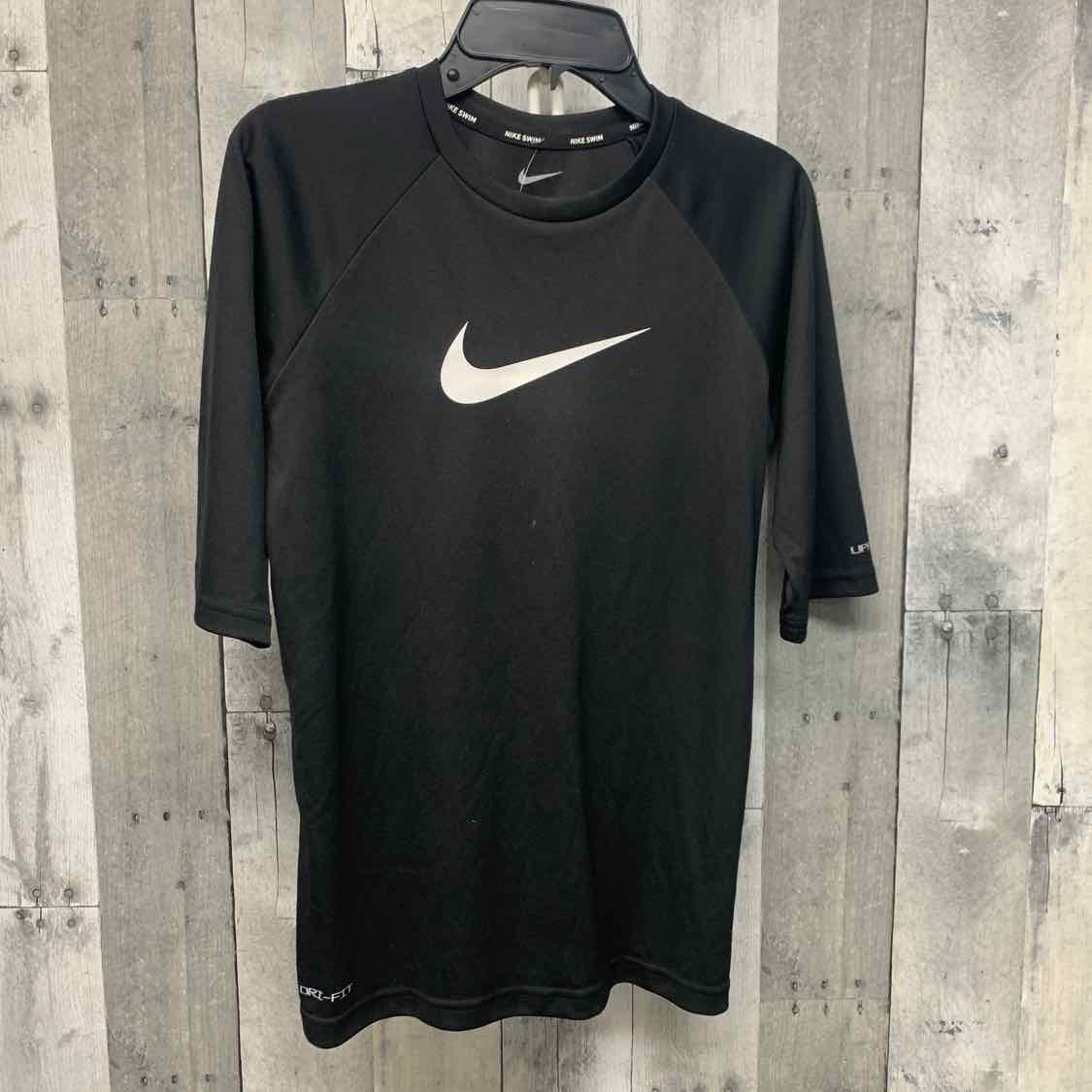 Size Large Black/White Sport Brand Swim Top